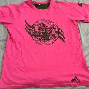 Good condition Pink Adidas shirt, size XL